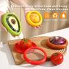 4pcs Reusable Fruit and Vegetable Anti-Oxidation Storage Box Refrigerator Storage Container Fruit Preservation Kitchen Gadget