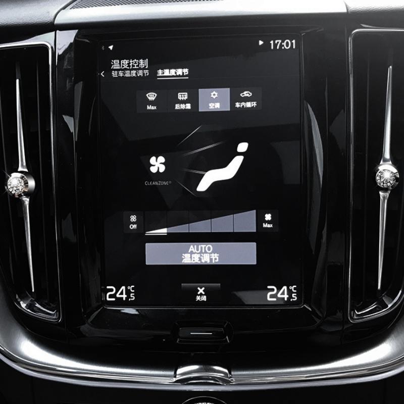 Для volvo XC60 xc90 XC40 S90 V90 внутренняя модификация центра управления воздуховыпускным отверстием ромбовидная декоративная рамка