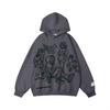 Oversized Hooded Sweatshirt Men Women Streetwear Loose Fit Graphic Print Long Sleeve Pullover Casual Jacket