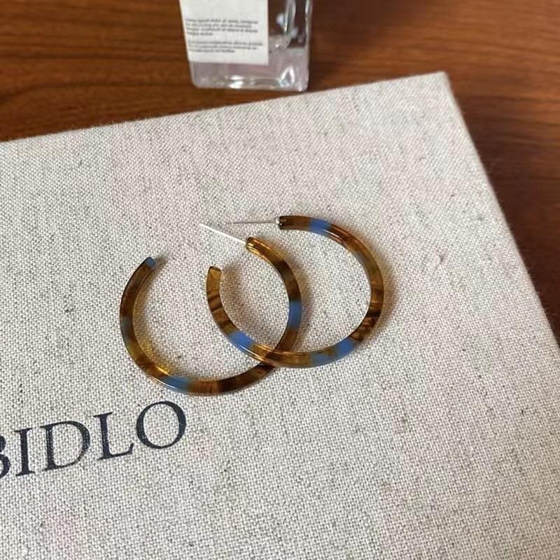 Ретро Гонконгский стиль Серьги Женские Легкая роскошь Высокий класс Нишевые Осенне-зимние серьги Серьги