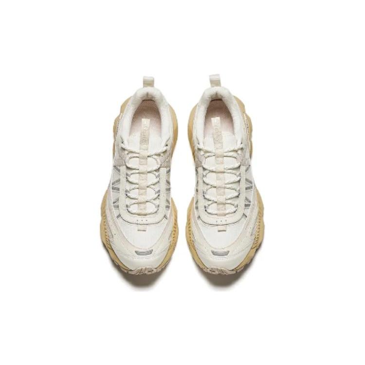 Anta Ag02 Круглый носок на шнуровке, амортизирующие, износостойкие, низкие, повседневные туфли, мужские кроссовки, белые, серые 112418802A-2