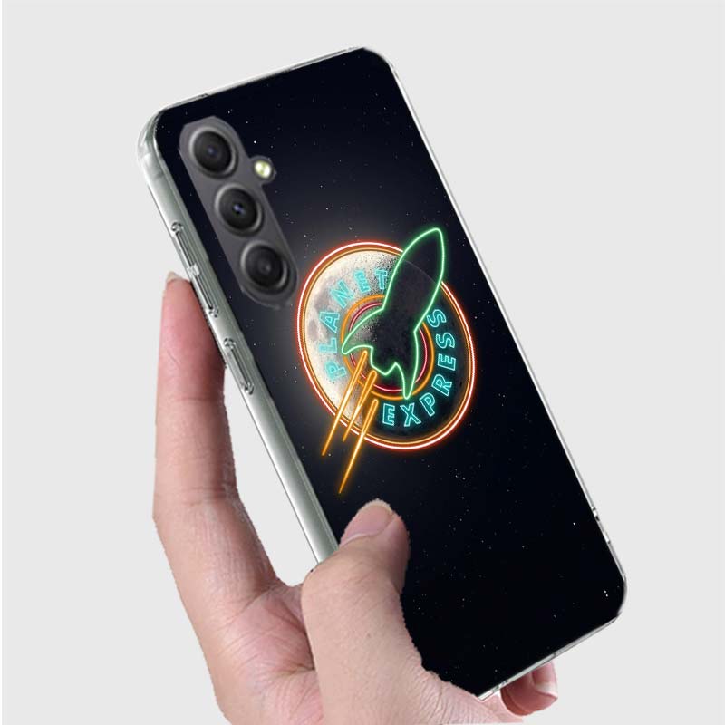 Futurama Planet Express Phone Case for Samsung A16 A26 A36 A56 A17 A37 A57 A07 A06 A02S A03 A04S A05S Galaxy Note 20 10 A50S A71