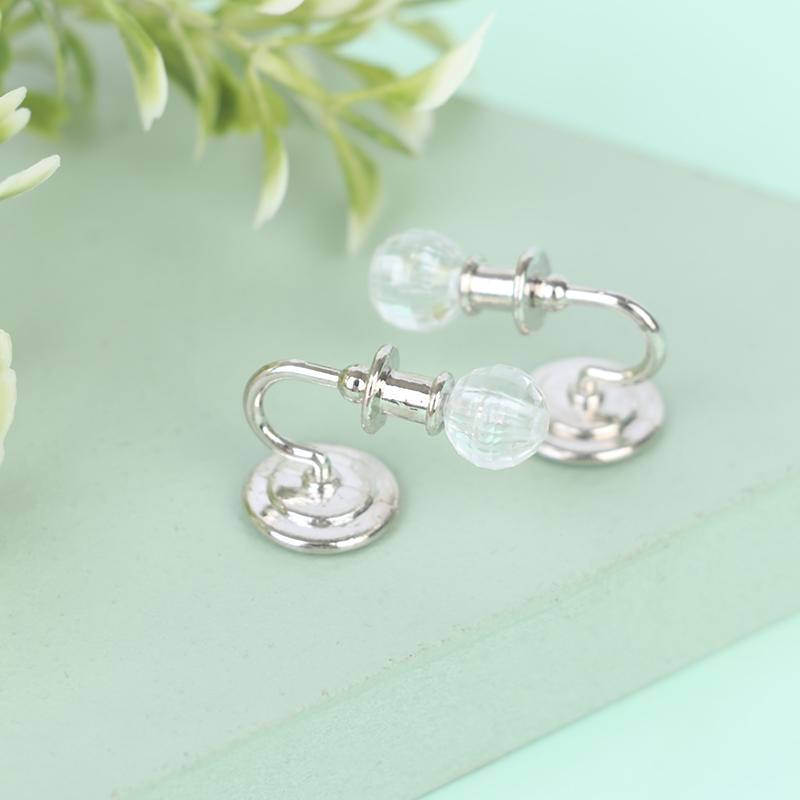 1 шт., хрустальные настенные светильники для кукольного домика, аксессуары, игрушки