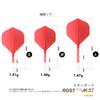CUESOUL AK57 ROST T19 shaft integrated flight Small Standard Shape red flight clear shaft CS-AK57XB2M