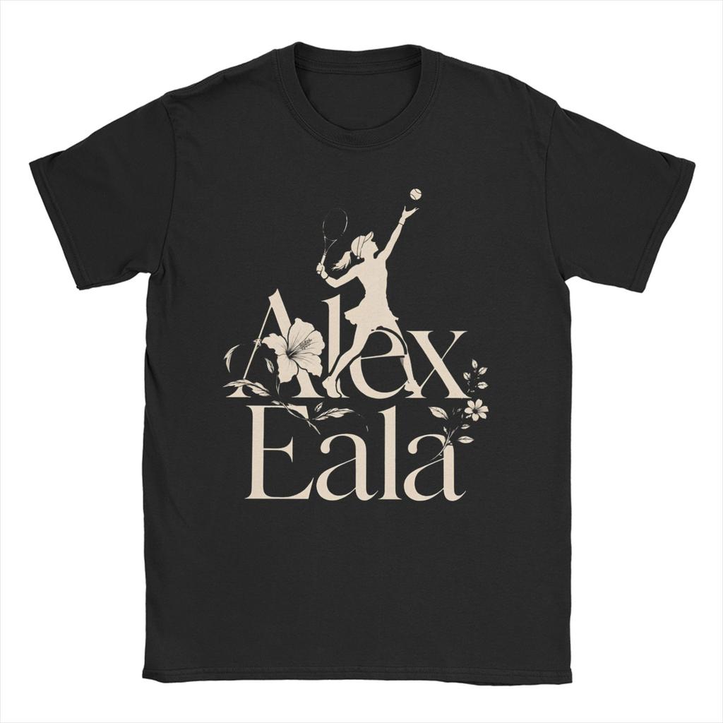 Vintage Alex Eala Tshirts Unisexs And Unisexs Round Neck Cotton T Shirt Sampaguita Short Sleeve Tees Graphic Printed Tops