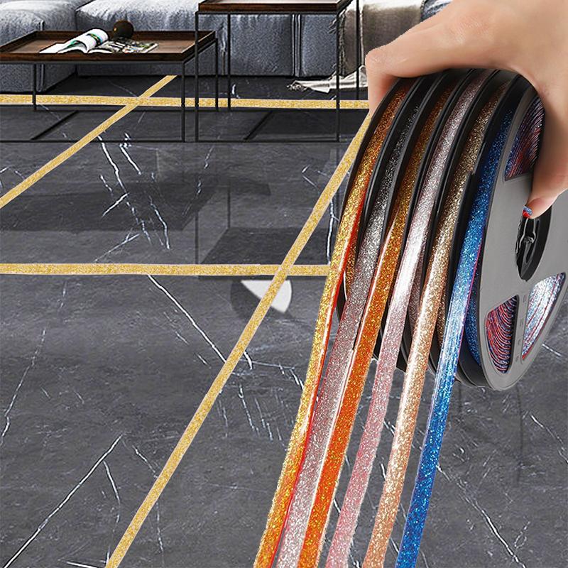 600см Самоклеящаяся лента для зазоров керамической плитки Кухонные водонепроницаемые наклейки Настенная напольная плитка для ванной Красивые ленты для швов Декоративные полоски для краев