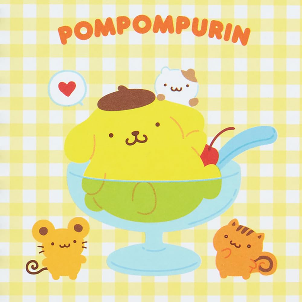 Sanrio Кольцевой блокнот Pompompurin B7, 12,8x10 см