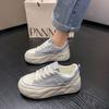 Platform Sports Shoes Woman In Lace-up Sneakers Women Comfort Running Vulcanized Shoes Athletic Thick Soled Trainers Shoes2024