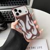 Полая чехол-накладка с пламенным электролитическим покрытием для iPhone 17 Pro Max Полностью защитный чехол