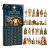 Christmas Ritual Gift for Everyone Nativity Advent Calendar 2026, 24 Day Countdown with Holiday Activity Set Pcs 2D Acrylic Religious Figures,