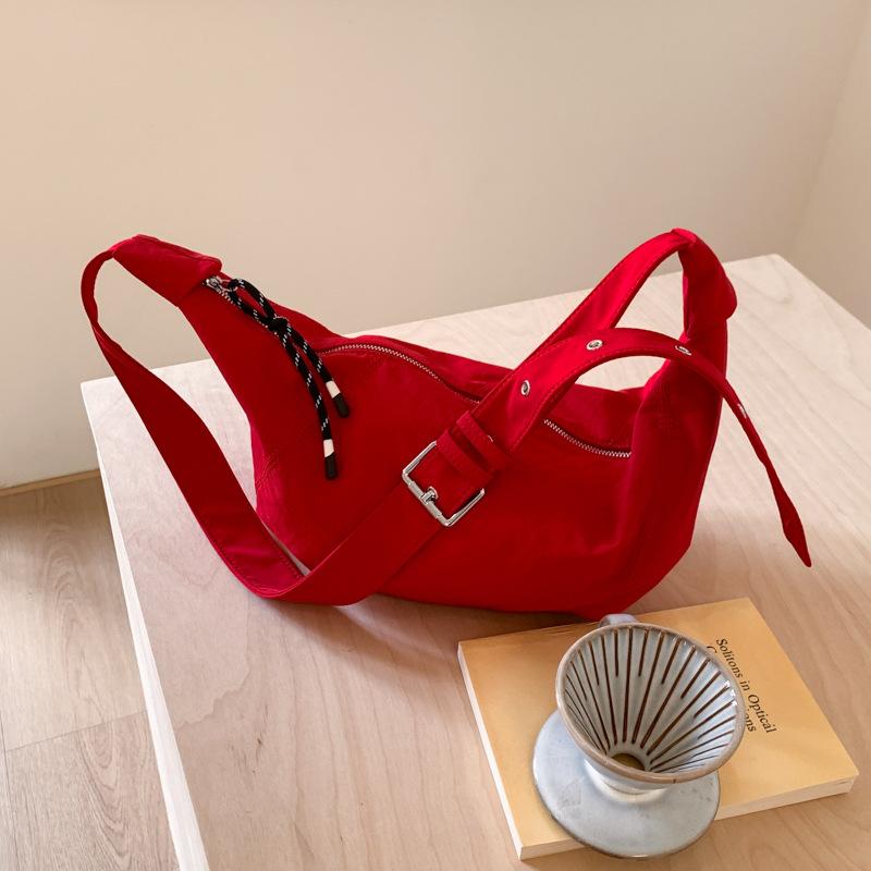Dumpling Bag Summer New Japanese Niche Harajuku Wind Axillary Summer Bag Shoulder Bag Women's Light Lazy Wind Oblique Cross Tide Bag