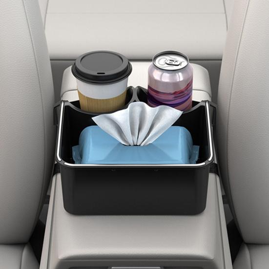 Универсальный автомобильный подлокотник, ящик для хранения вещей в центральной консоли, подлокотник с подстаканником, органайзер для переднего сиденья автомобиля, грузовиков, внедорожников