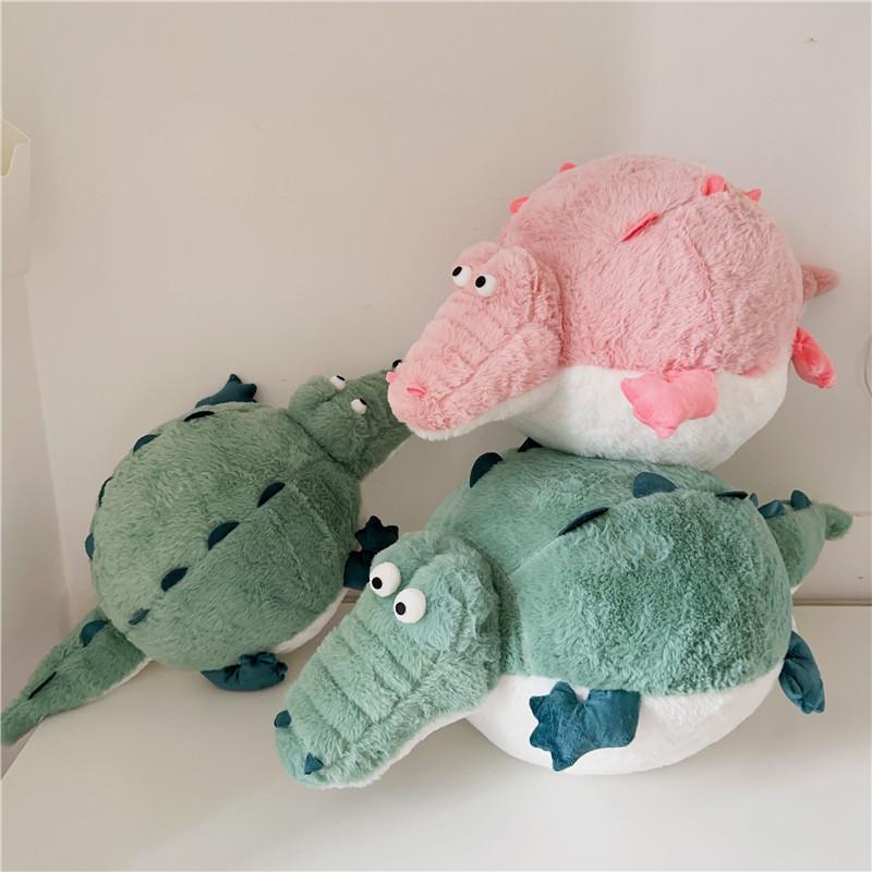 Плюшевый Вельветовый Игрушечный Аллигатор Милый Мультяшный Животный Для Декора Детской Комнаты Подарок Кукла