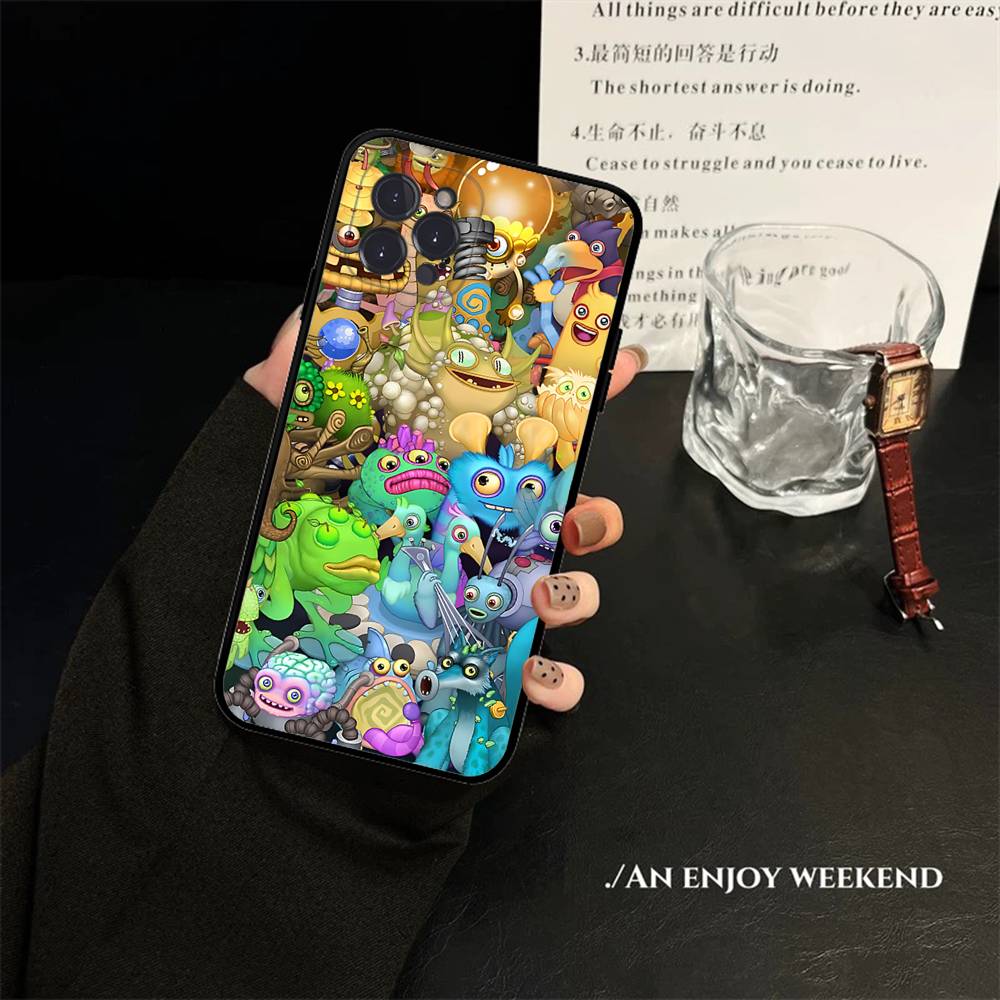 Чехол для iPhone Игра My Singing Monsters 17 16 15 14 13 12 11 Pro Max 13 17Air Ударопрочные Чехлы для Телефона Coque