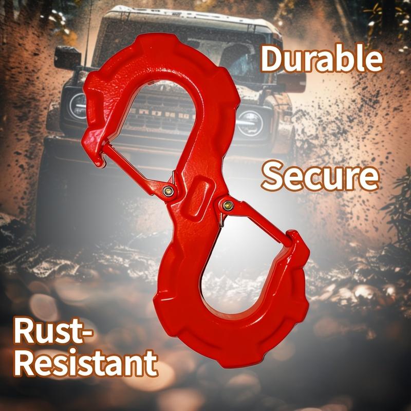 Multi Functional High-quality S-shaped Trailer Tow Hook, Heavy-duty G80 Alloy Steel, Towing Hook Load Capacity Of 33000 Pounds, Suitable For Off-road