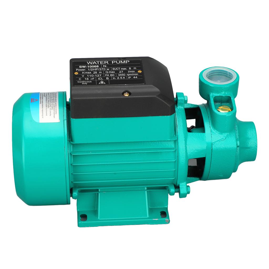 Водяной насос повышения давления самовсасывающий электрический с алюминиевым рабочим колесом QB60