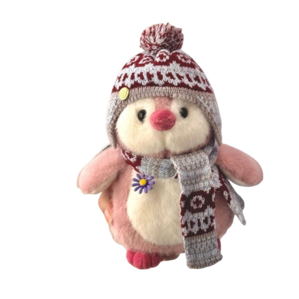 Fluffy Soft Penguin Doll Plush Toy Pink Grey Blue Kawaii Doll Birthday Gift