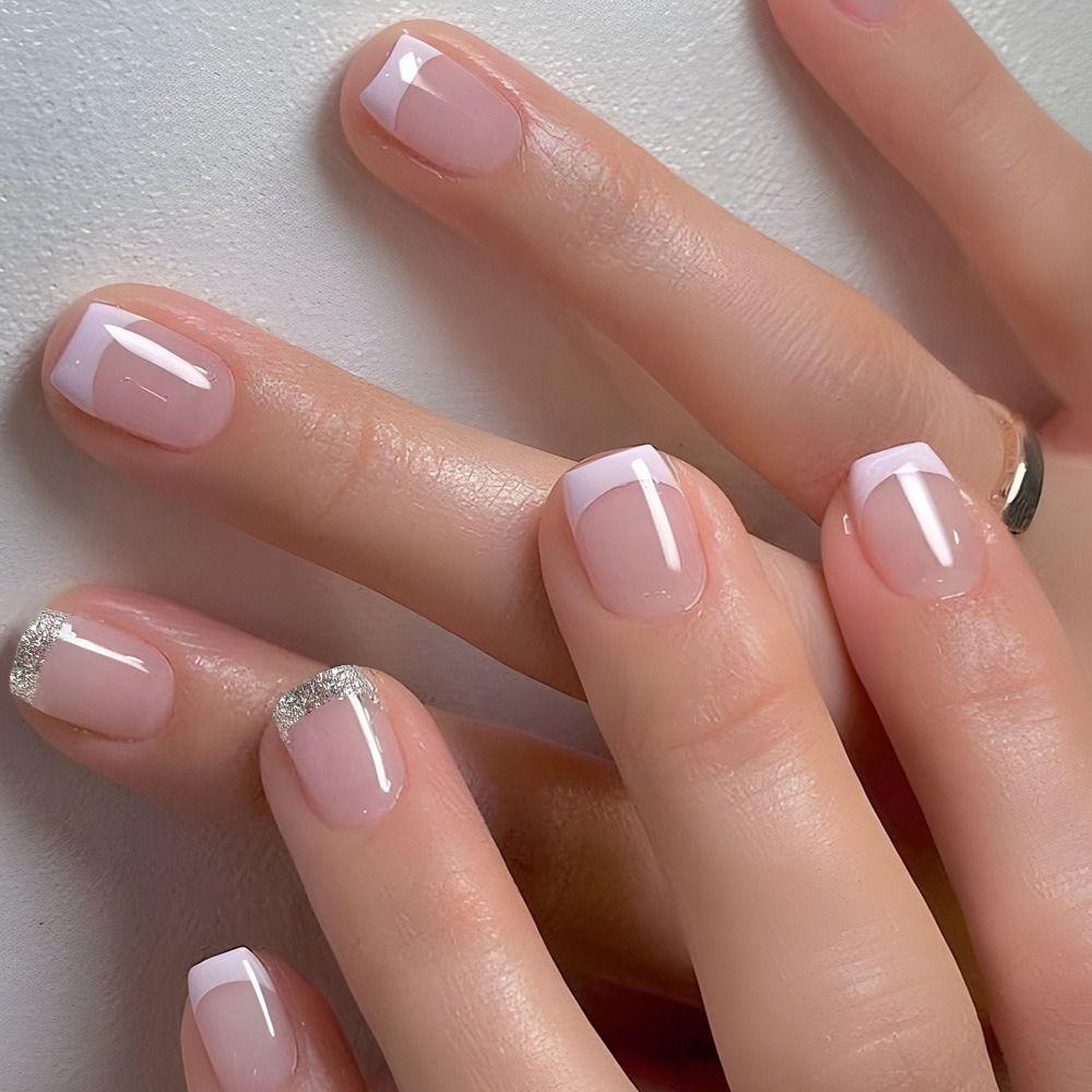 Длинные балерины и квадратные накладные ногти френч пресс на ногтях модные советы по маникюру для женщин и девочек