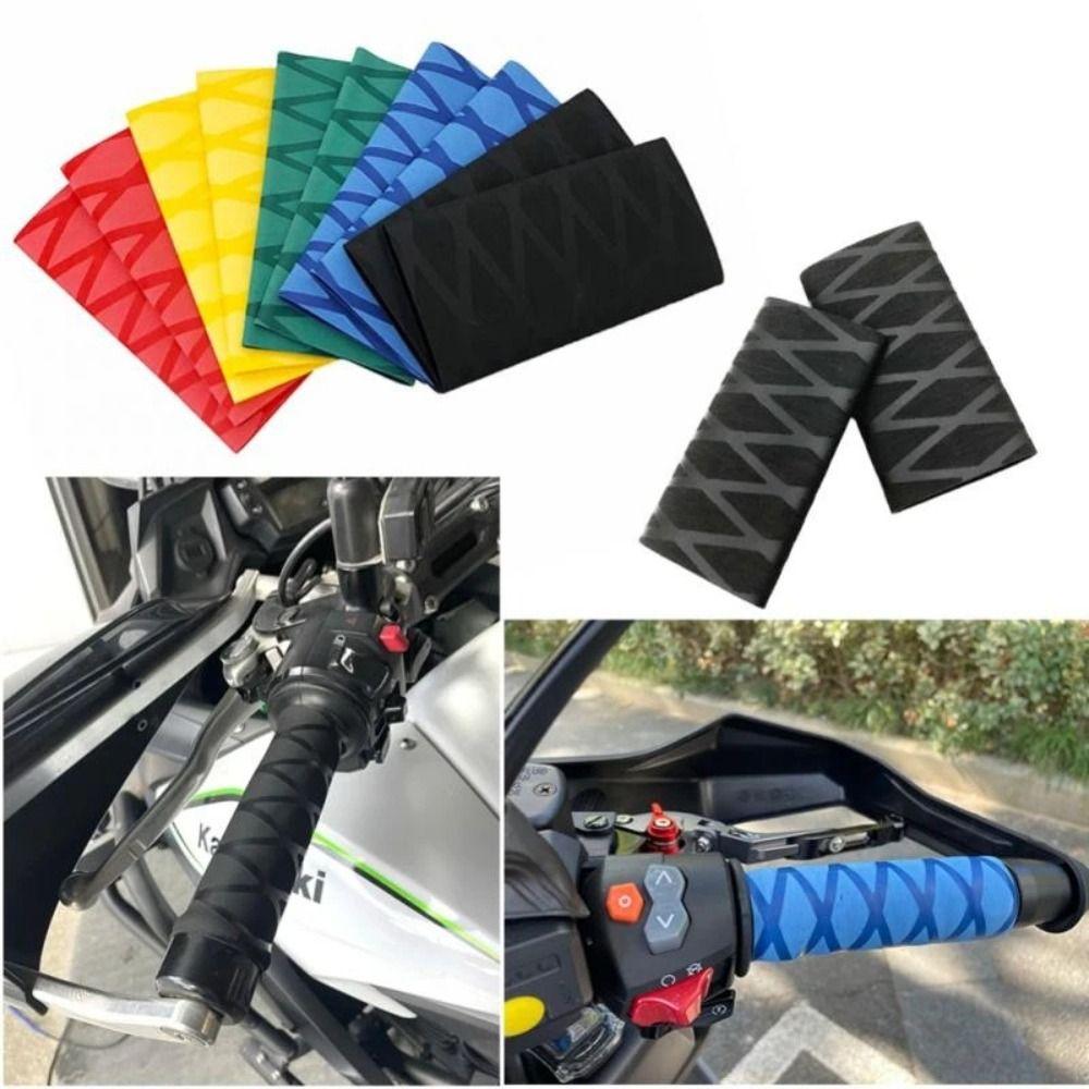 1Pair Non-Slip Heat Shrinkable Cover Multicolor Motorcycle Handlebar Sleeve Durable Handle Grip Glove for R1250GS/ADV/1200GS