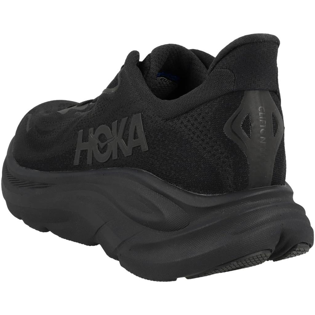 HOKA Clifton 10 Running Black Sneakers for Walking and Road and Cushioned Shoes, (1162030-BBLC), Use, Ultra-Lightweight (Black/Size 26.5/Men's)