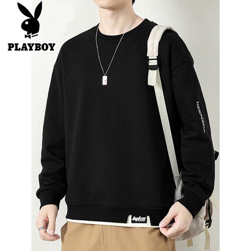 PLAYBOY Мужской повседневный свитшот с круглым вырезом