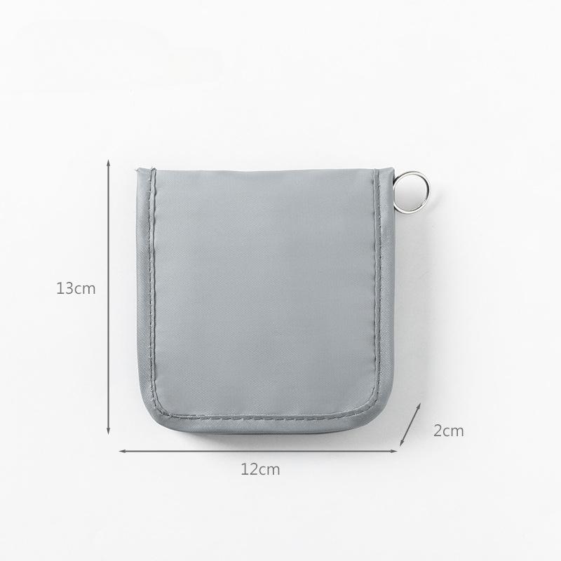 Portable Pocket Polyester Medicine Bag Outdoor Travel Camping Medical Bag First Aid Kit Bandaid Disinfection Supplies Organizer