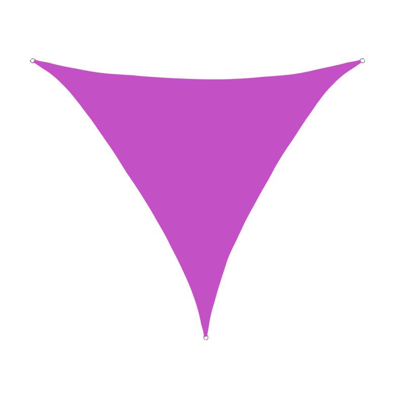 3x3x3 м водонепроницаемый устойчивый к УФ-излучению треугольный солнцезащитный парус для сада, бассейна или двора