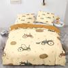 Children's Tractor Quilt Cover Boys Duvet Cover Set Tractor Bedding Set Truck Farm Tool Cart Comforter Cover Set 3D Printing