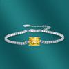 Sace Gems Zircon Bracelet Jewelry Geometric Bead Chain Link Bracelets Fashion Fine Wedding Gift for Girlfriend Women