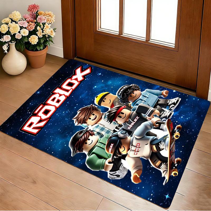 Roblox Characters Living Room Nonslip Area Rug Soft Carpet For Bedroom Game Playroom Sofa Office Home Decor Doormat Christmas Gift C922254