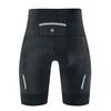 Женские велосипедные шорты с padded сиденьем, дышащие, отводящие влагу, черные