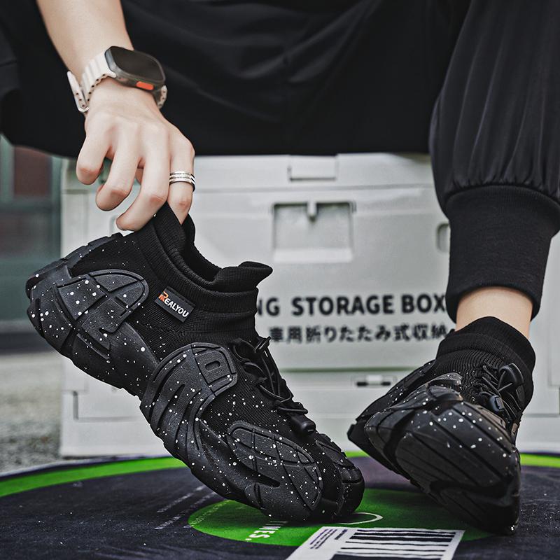 (Special Offer) Autumn New Cyberpunk Socks Shoes Large Size Men's Shoes