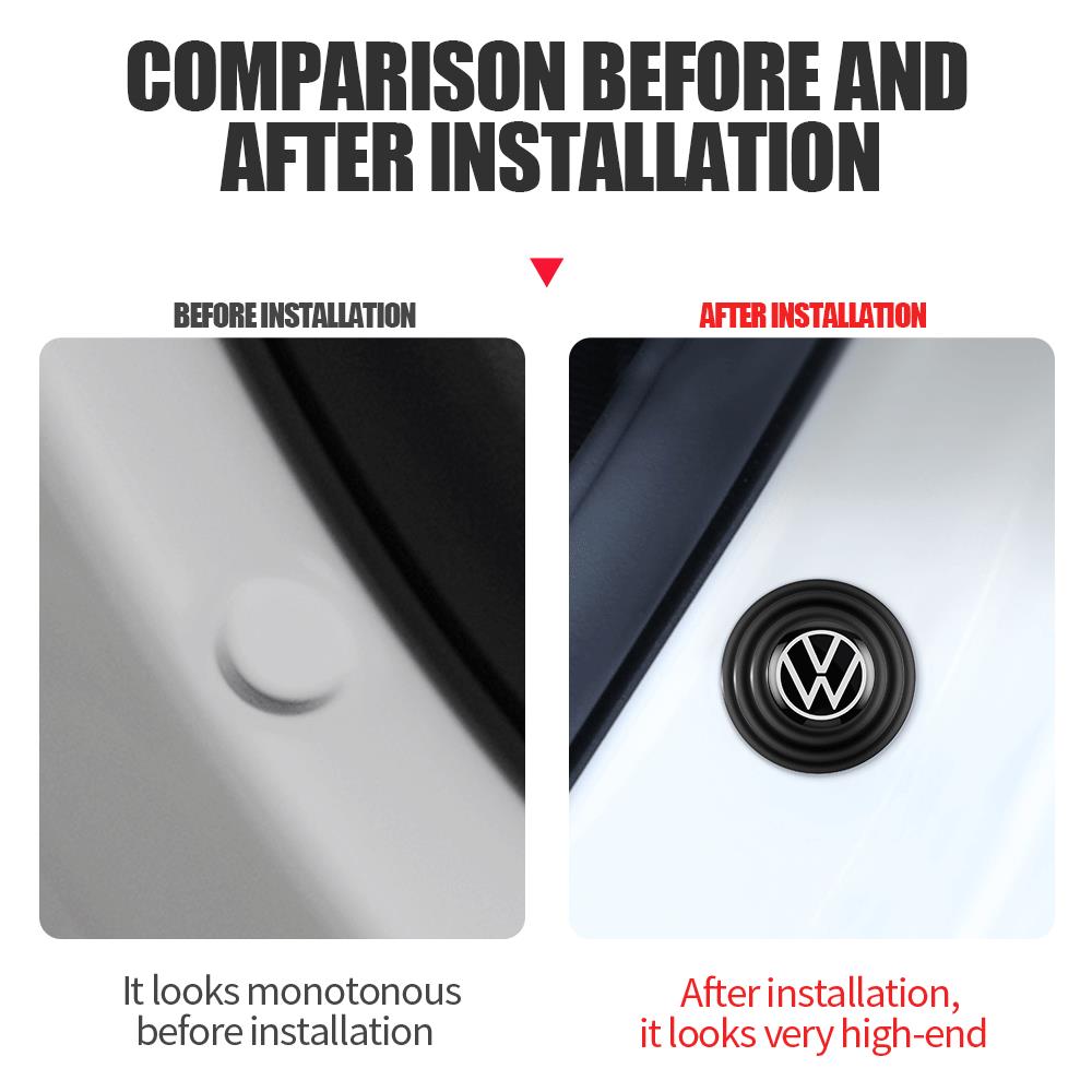 Для VOLKSWAGEN VW Для Volkswagen VW Polo Beetle Golf CC Touareg Passat 8 шт. Автомобильные противоударные накладки на двери Багажник Силиконовые Утолщенные Так