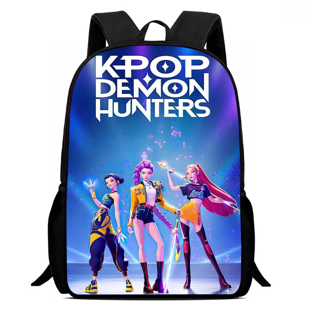 Kpop Охотник на ведьм Группа Школьная сумка Высококачественная печать Повседневный легкий рюкзак Начальная школа