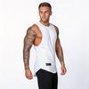 Muscleguys Мужские майки для бега Летние хлопковые спортивные майки с круглым вырезом Фитнес майки-борцовки Повседневные майки для бега Бодибилдинг Майки без рукавов