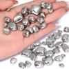 10-50pcs/Bag Silver Rhodium Plated Different Shapes CCB Loose Beads for Necklace Bracelet Earring Making DIY Jewerlry Beads Findings