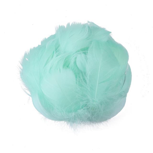 Натуральное гусиное перо 5-8 см, белый шлейф для изготовления ювелирных изделий, серег, свадебных украшений, перья для завязывания мух, 100 шт.