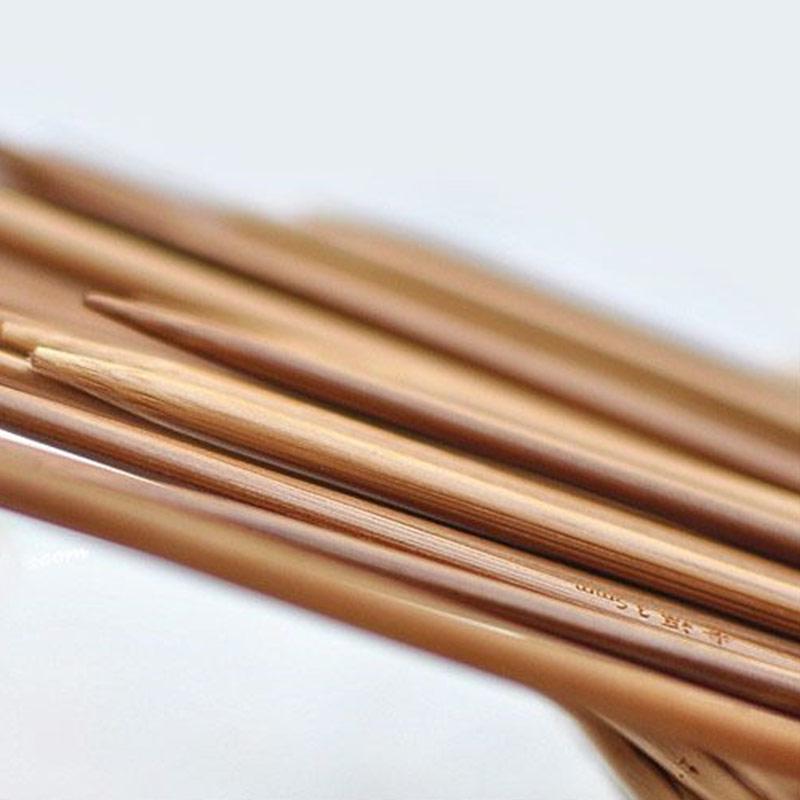 Популярные 25 см карбонизированные бамбуковые швейные аксессуары, 4 шт./2 шт./лот, прямые инструменты для вязания, плетение вязальных спиц, сделай сам, высокое качество, ручная работа