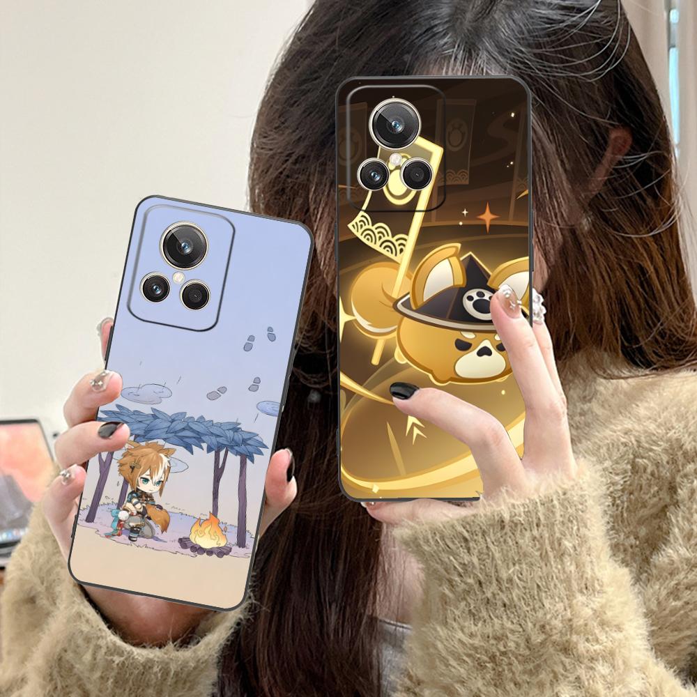 Game GI Gorou Mobile Phone Case for Realme 15 14 13 12 11 10 9 Pro Plus T i Lite 5G Colorful Printing Cover Cover Pretty Luxury