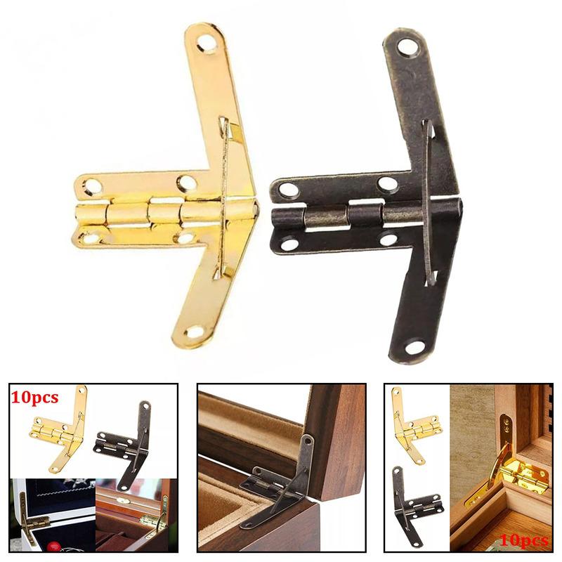 Small Box Hinge Jewelry Case Hinge Daily Use Various Projects Bronze Color Option Flexible Operation Gold Color Option
