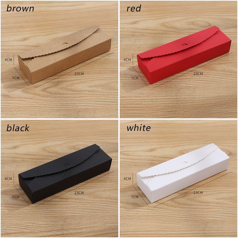 Sandwich, Cookies, Nougat Long Cupcake Cases Gift Packaging Boxes Kraft Paper Box Mooncake Packing