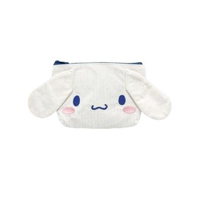 Hatayama Shoji Sanrio Face Multi Pouch Corduroy Cinnamoroll В13 x Ш20 x Г5 см 34202570 [Корпус] Прибл.