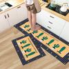Fashion Simple Nordic Soft Kitchen Rug Anti-Fatigue Kitchen Rug Waterproof Non-Slip Rugs Set Runner Rug Bedside Rug Absorbent Carpet For Kitchen