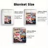 Magical World Rubber Bands 2D Flat Pattern Flannel Blanket High quality All Seasons Warmth and Comfort Perfect for Christmas Gifts.MMT0918356