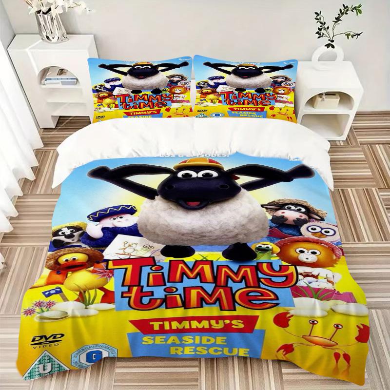 Timmy'S Seaside Adventure Print 3Pcs Bedding Setduvet Cover With 2 Bedropillowcase Home Birthday Gift
