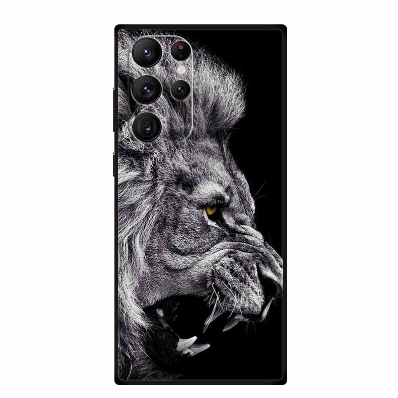 For Samsung S23 Ultra Phone Case Cover S23Ultra Black Silicone Soft Back Case For Samsung Galaxy S22 S23 Ultra Case S 23 Ultra