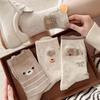 Female Spring and Autumn Lovely Cartoon Bear Boneless In The Tube Pile Pile Cotton Socks