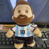 Милая периферийная игрушка Подарок на день рождения Праздничный подарок 18 см Футбольная звезда Месси Плюшевая хлопковая кукла