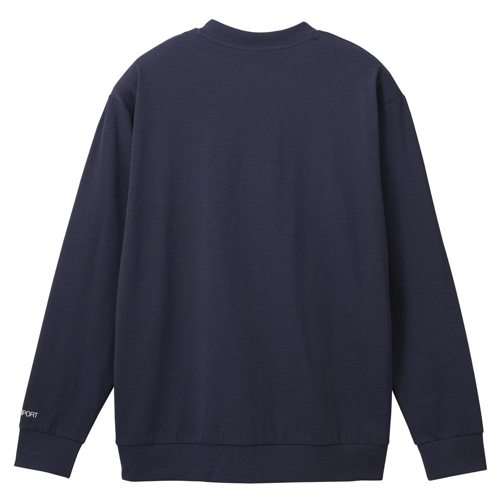 Long Sleeve Shirt Descente TOUGH Long Sleeve Shirt Stretch UV Protection Training Running NV00 S [Move Sports] (UPF50+) (ST4FLT03M)