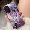 Винтажная Бабочка Для Samsung Galaxy S10 4G S20 11E 30 S21 22 S24 Fe Pro S23 S25 Ultra 5G S9 Чехол Из Закаленного Стекла Для Телефона
